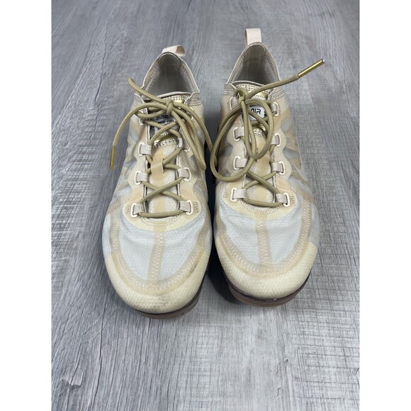 Nike Air VaporMax 2019 Cream Light Bone Women's Shoes Size 9 Model AR6632-101 D - Picture 3 of 10